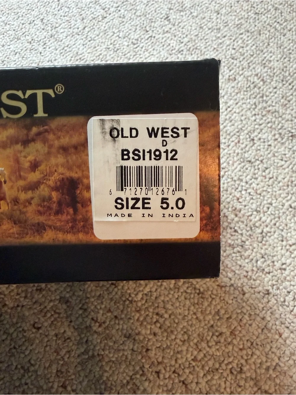 NWT Old West Toddler Boots 5 - Picture 4 of 4